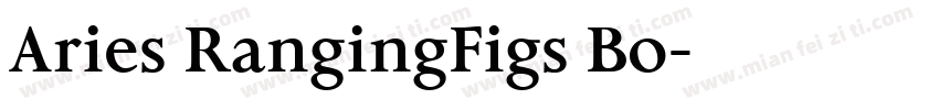 Aries RangingFigs Bo字体转换